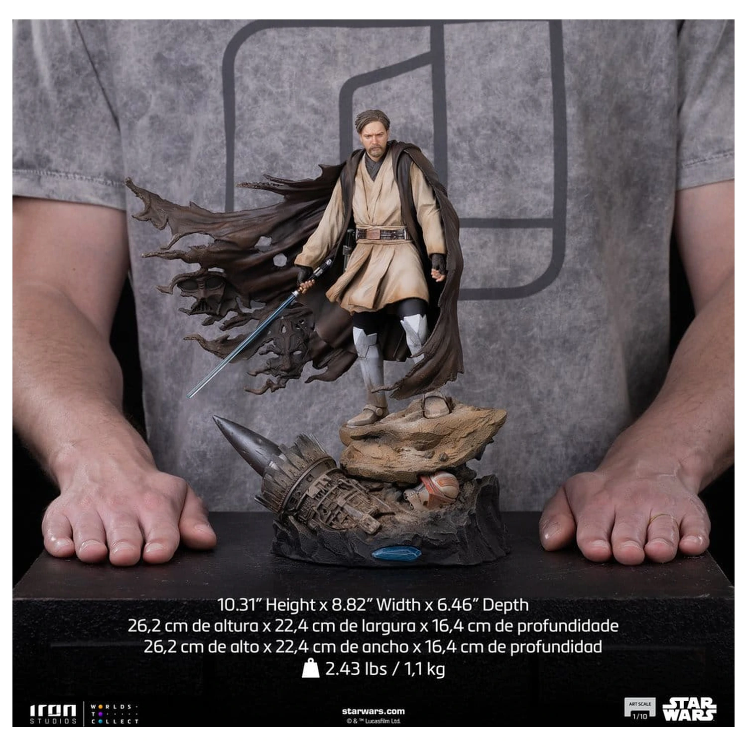 Star Wars Art Scale Statue 1/10 Obi-Wan Signatures 26 cm Produktfoto