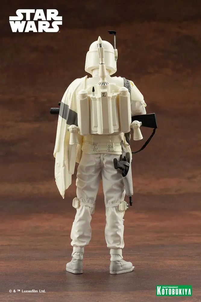 Star Wars ARTFX+ Statue 1/10 Boba Fett White Armor Ver. 18 cm Produktfoto