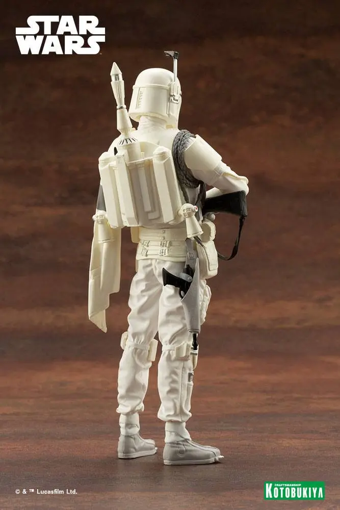 Star Wars ARTFX+ Statue 1/10 Boba Fett White Armor Ver. 18 cm Produktfoto