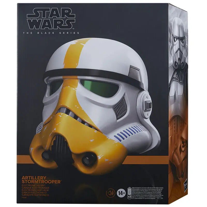 Star Wars: The Mandalorian Black Series Elektronischer Helm Artillery Stormtrooper Produktfoto