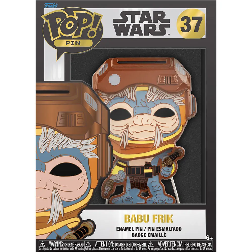 Star Wars POP! Pin Ansteck-Pin Babu Frik 10 cm Produktfoto
