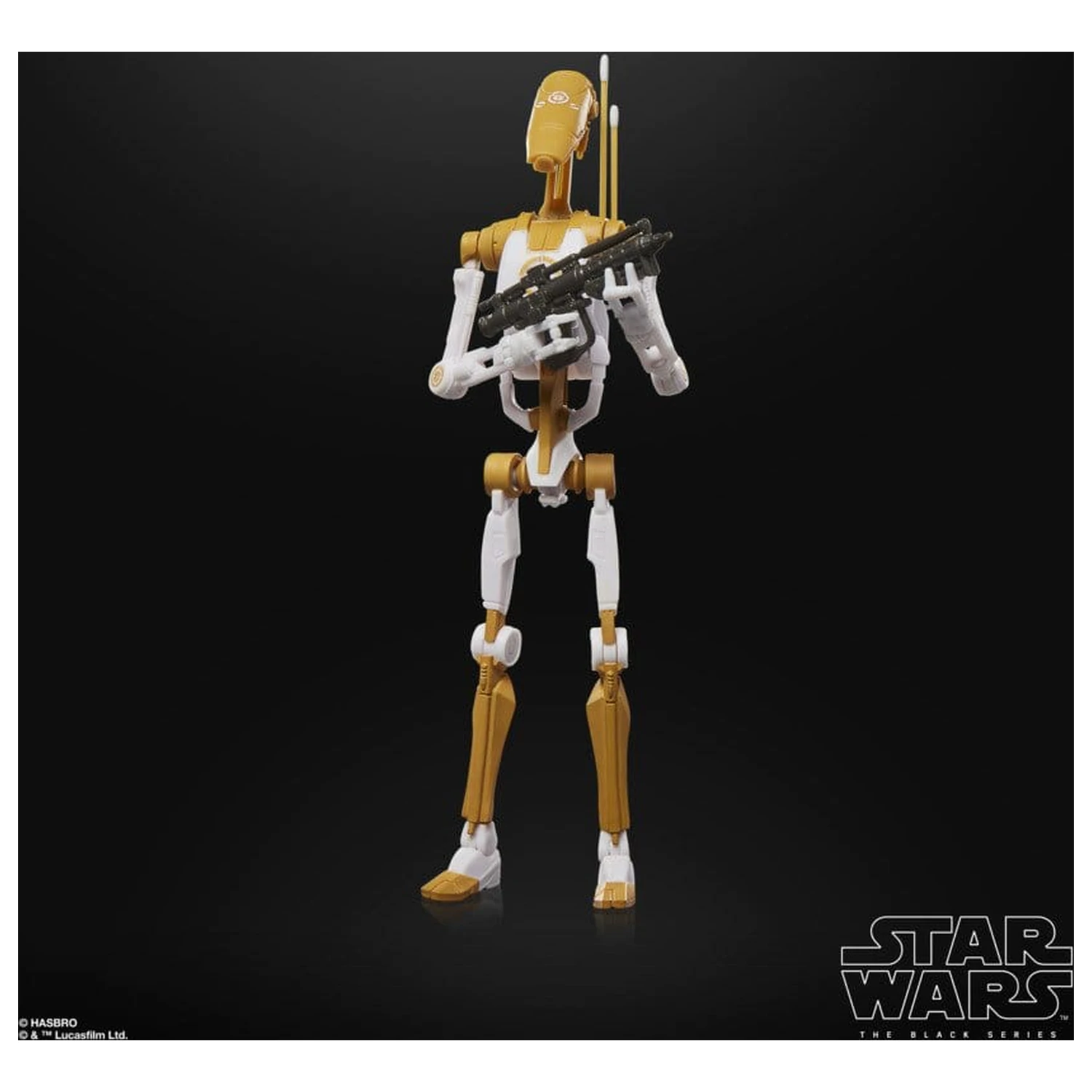 Star Wars: Battlefront II Black Series Actionfigur 2er-Pack Phase I Assault Trooper & Battle Droid Officer 15 cm Produktfoto