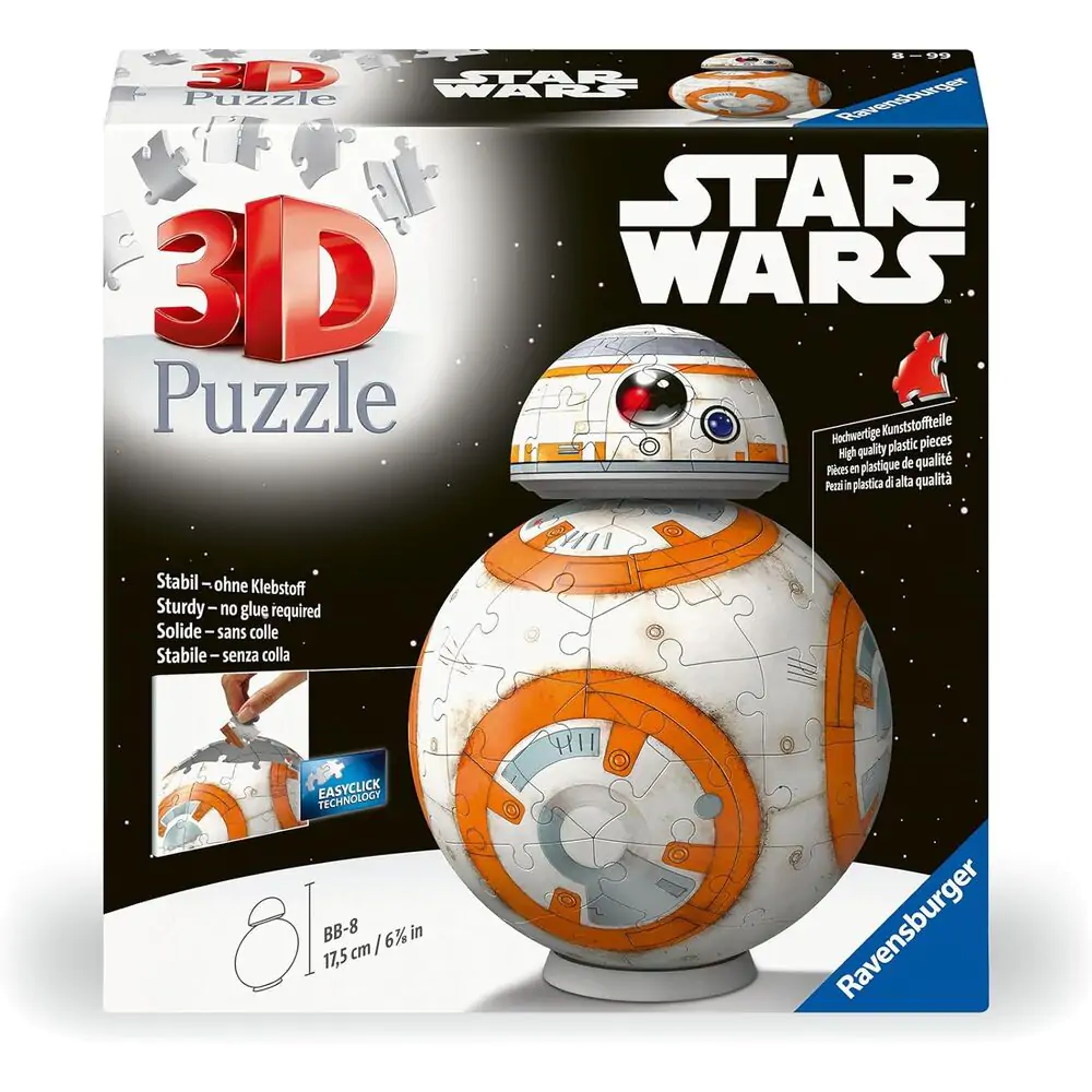 Star Wars 3D Puzzle BB-8 (99 Teile) Produktfoto