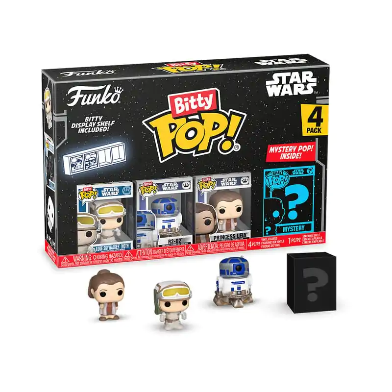 Star Wars Bitty Funko POP! Vinyl Figuren 4er-Pack Luke 2,5 cm Produktfoto