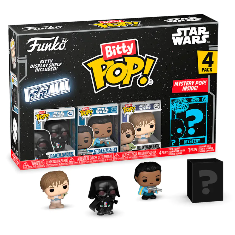 Star Wars Bitty Funko POP! Vinyl Figure 4-Pack Darth Vader 2,5 cm Produktfoto