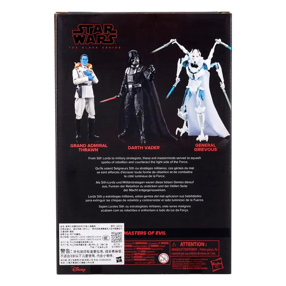 Star Wars Black Series Action Figur 3er-Pack Masters of Evil 15 cm Produktfoto