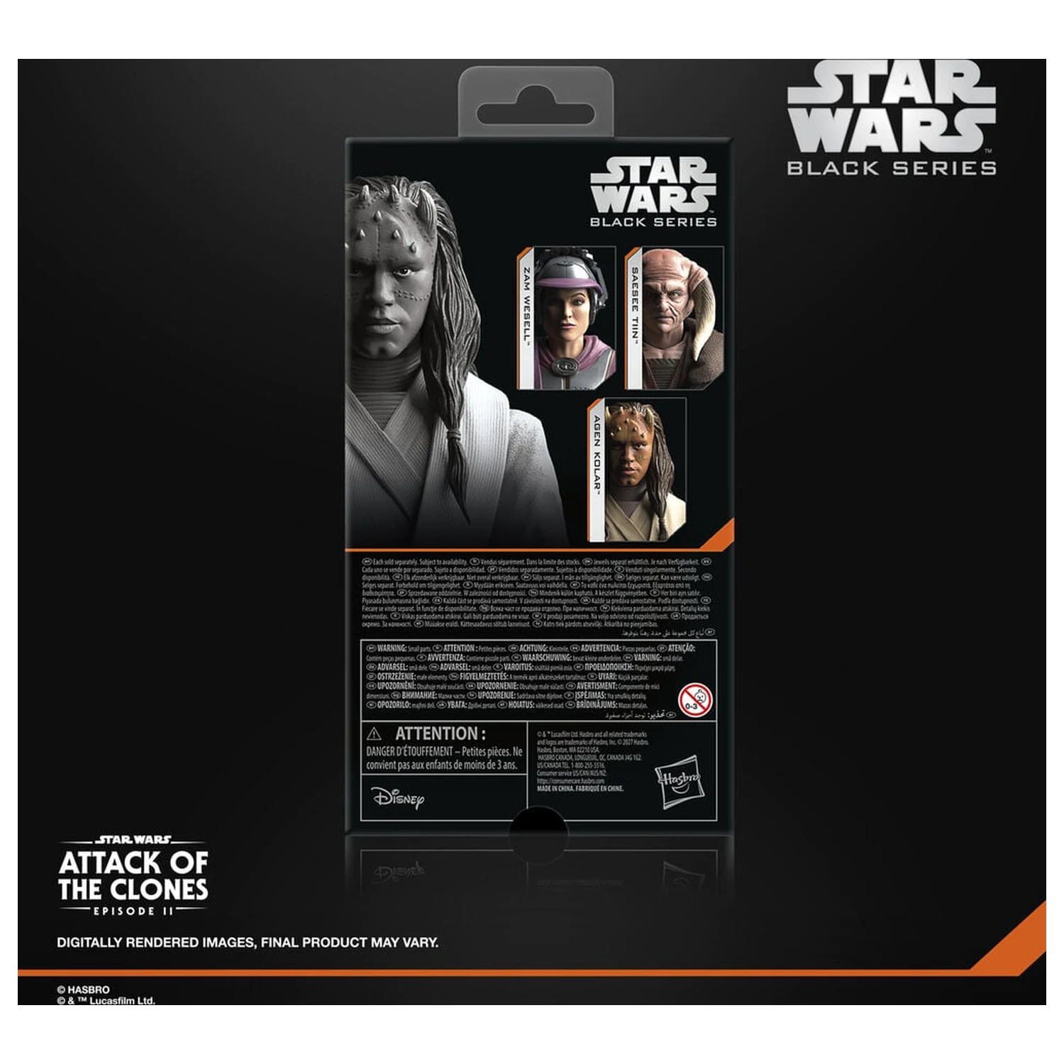 Star Wars Black Series Attack Of The Clones Agen Kolar Figur 15 Zentimeter Produktfoto