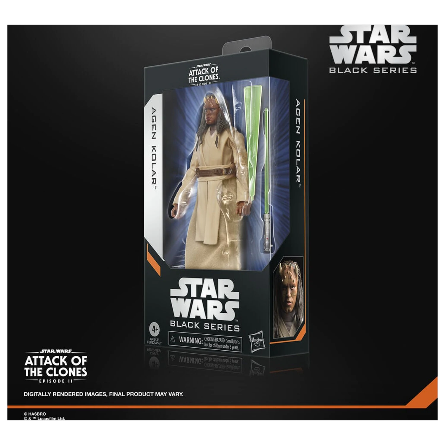 Star Wars Black Series Attack Of The Clones Agen Kolar Figur 15 Zentimeter Produktfoto