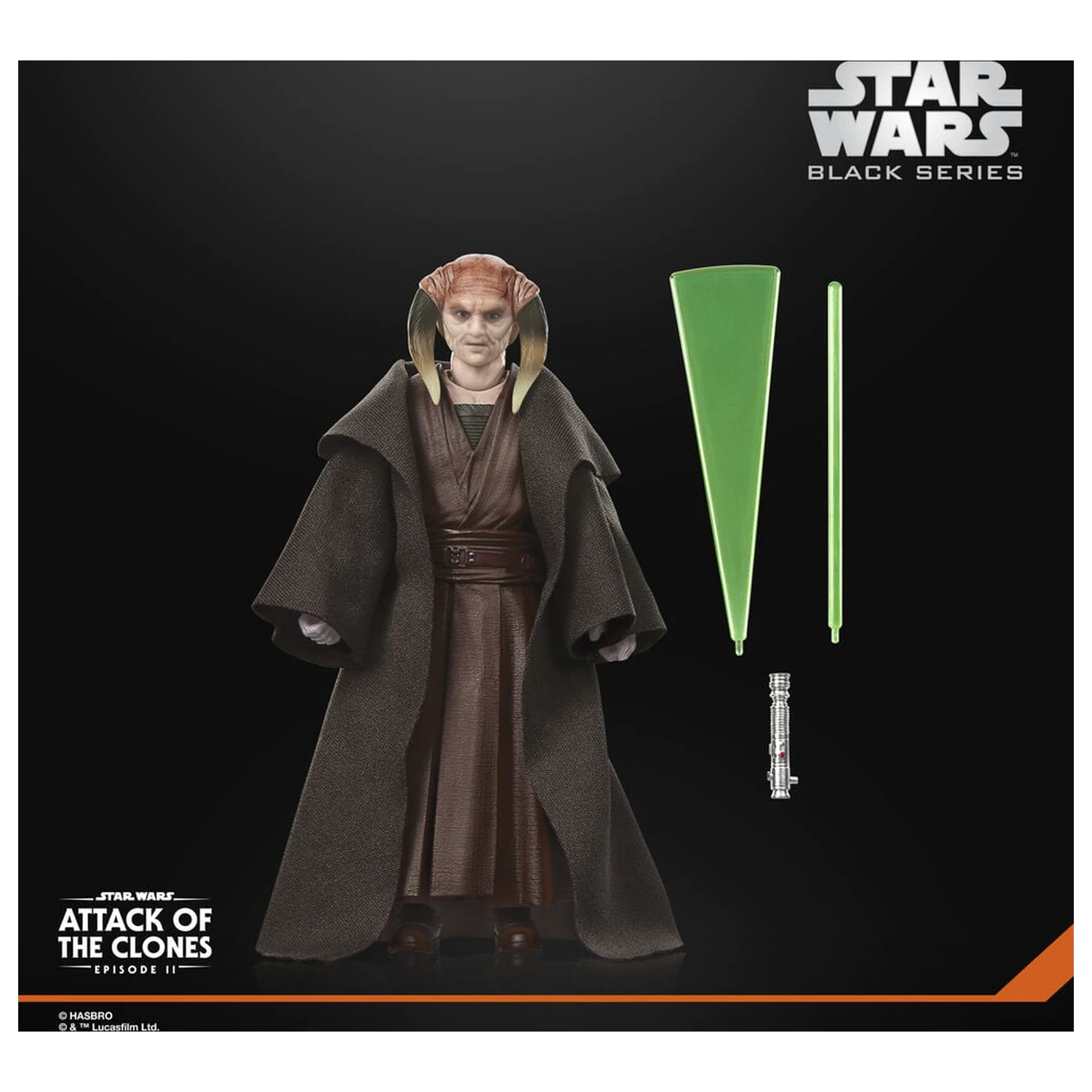 Star Wars Black Series Attack Of The Clones Saesee Tiin Figur 15cm Produktfoto