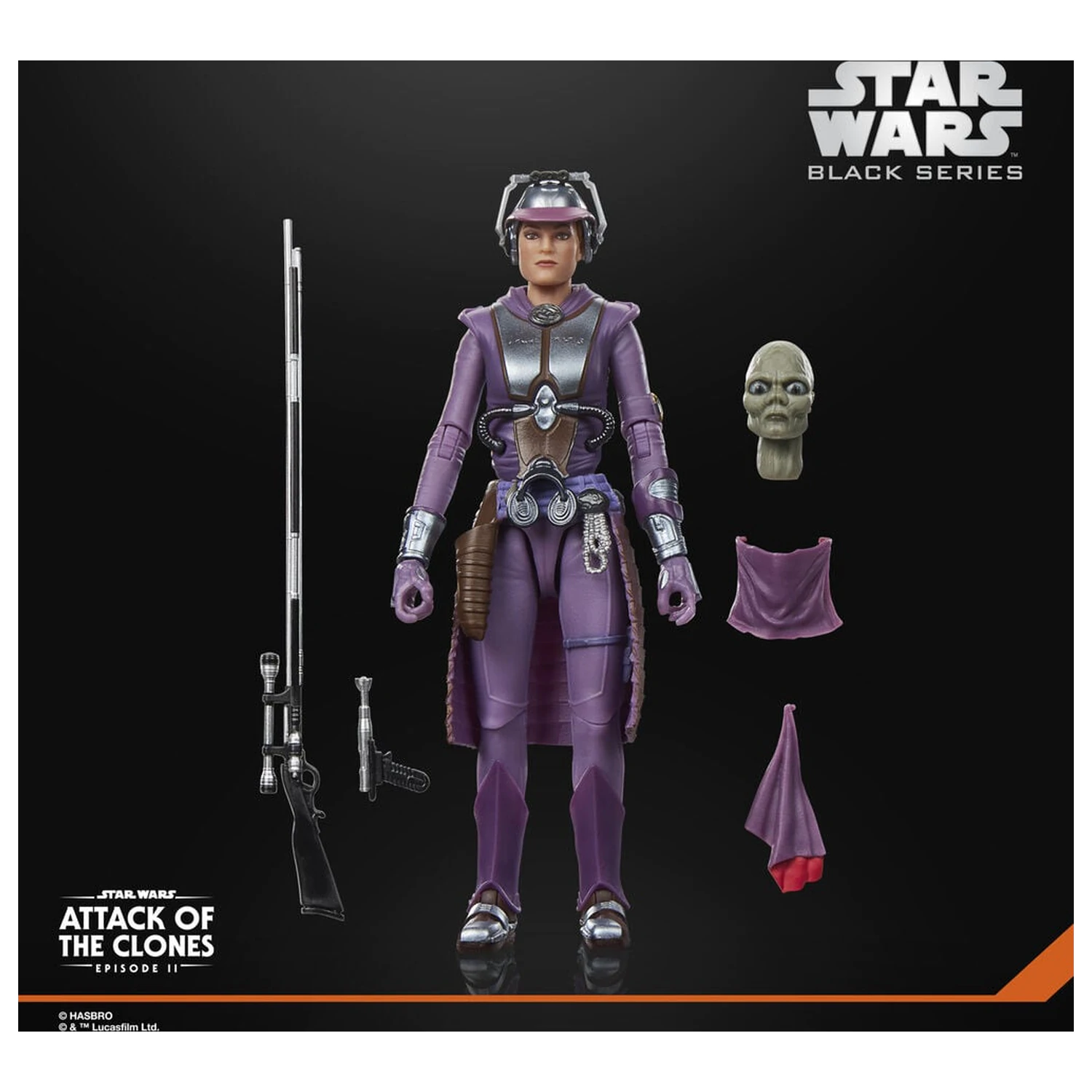 Star Wars Black Series Attack Of The Clones Zam Wesell Figur 15 cm Produktfoto