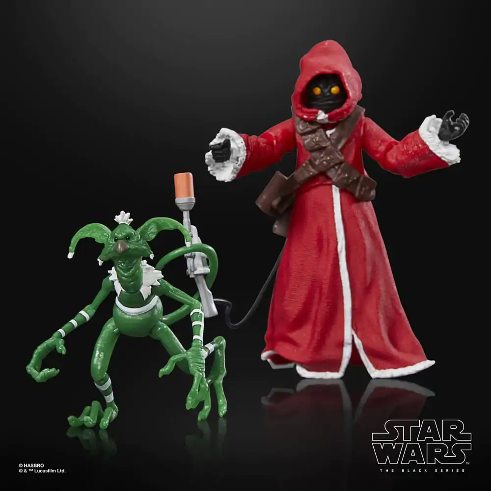 Star Wars Black Series Actionfigur Jawa & Salacious B. Crumb (Holiday Edition) 15 cm Produktfoto