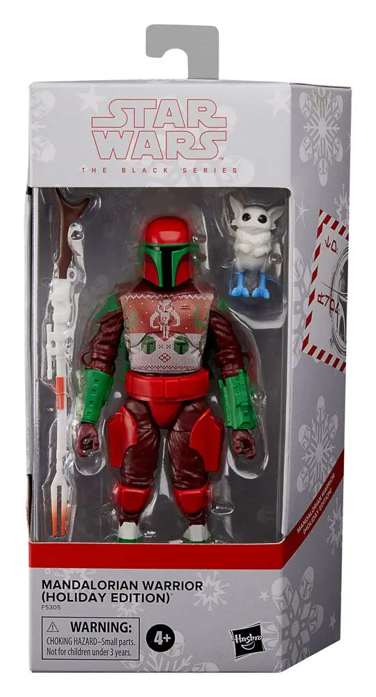 Star Wars Black Series Actionfigur Mandalorian Warrior (Holiday Edition) 15 cm Produktfoto
