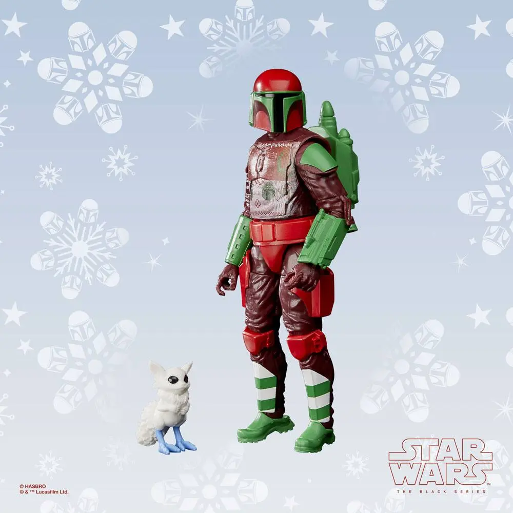 Star Wars Black Series Actionfigur Mandalorian Warrior (Holiday Edition) 15 cm Produktfoto