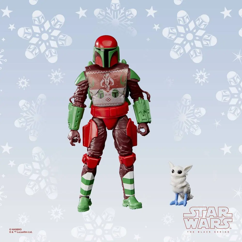 Star Wars Black Series Actionfigur Mandalorian Warrior (Holiday Edition) 15 cm Produktfoto