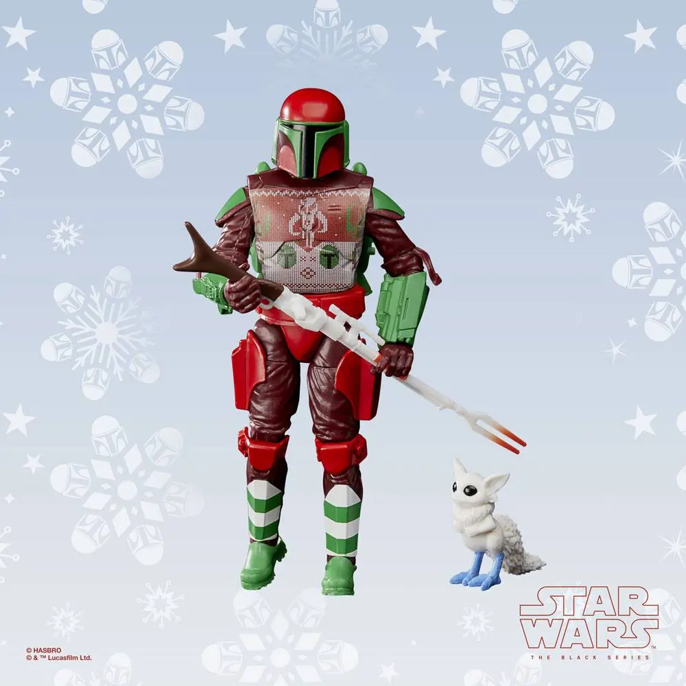 Star Wars Black Series Actionfigur Mandalorian Warrior (Holiday Edition) 15 cm Produktfoto