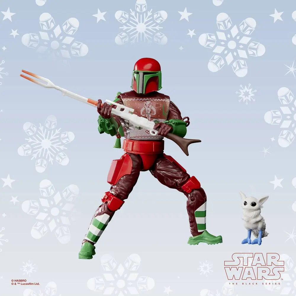 Star Wars Black Series Actionfigur Mandalorian Warrior (Holiday Edition) 15 cm Produktfoto