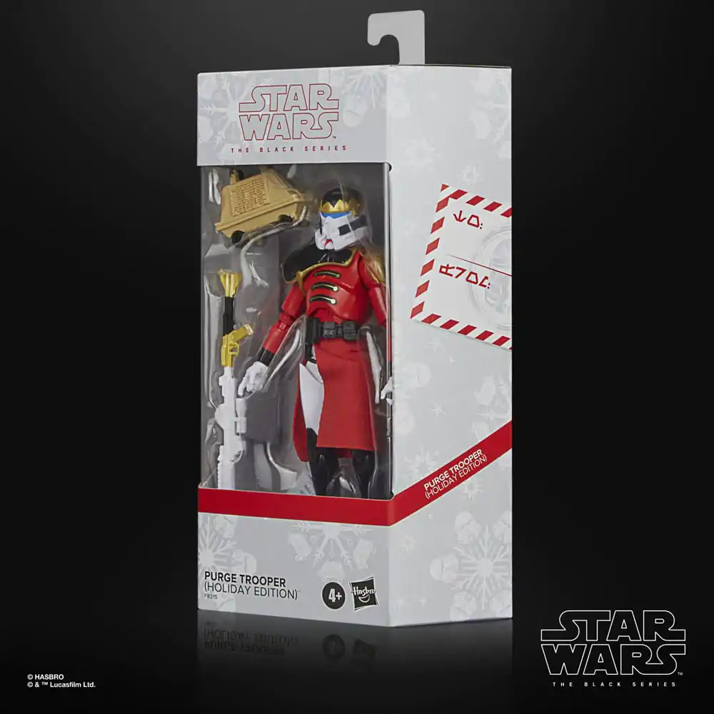 Star Wars Black Series Actionfigur Purge Trooper (Holiday Edition) 15 cm Produktfoto