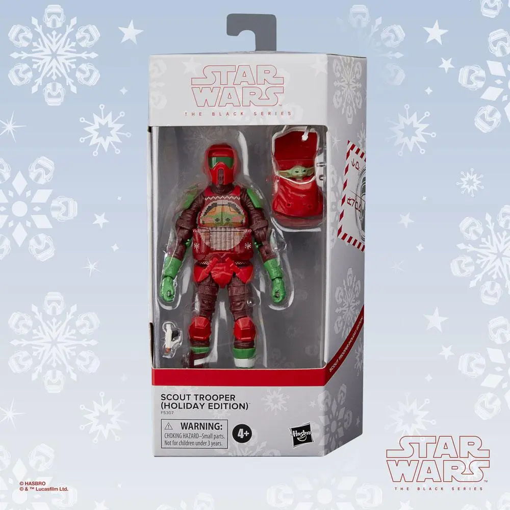 Star Wars Black Series Actionfigur Scout Trooper (Holiday Edition) 15 cm Produktfoto