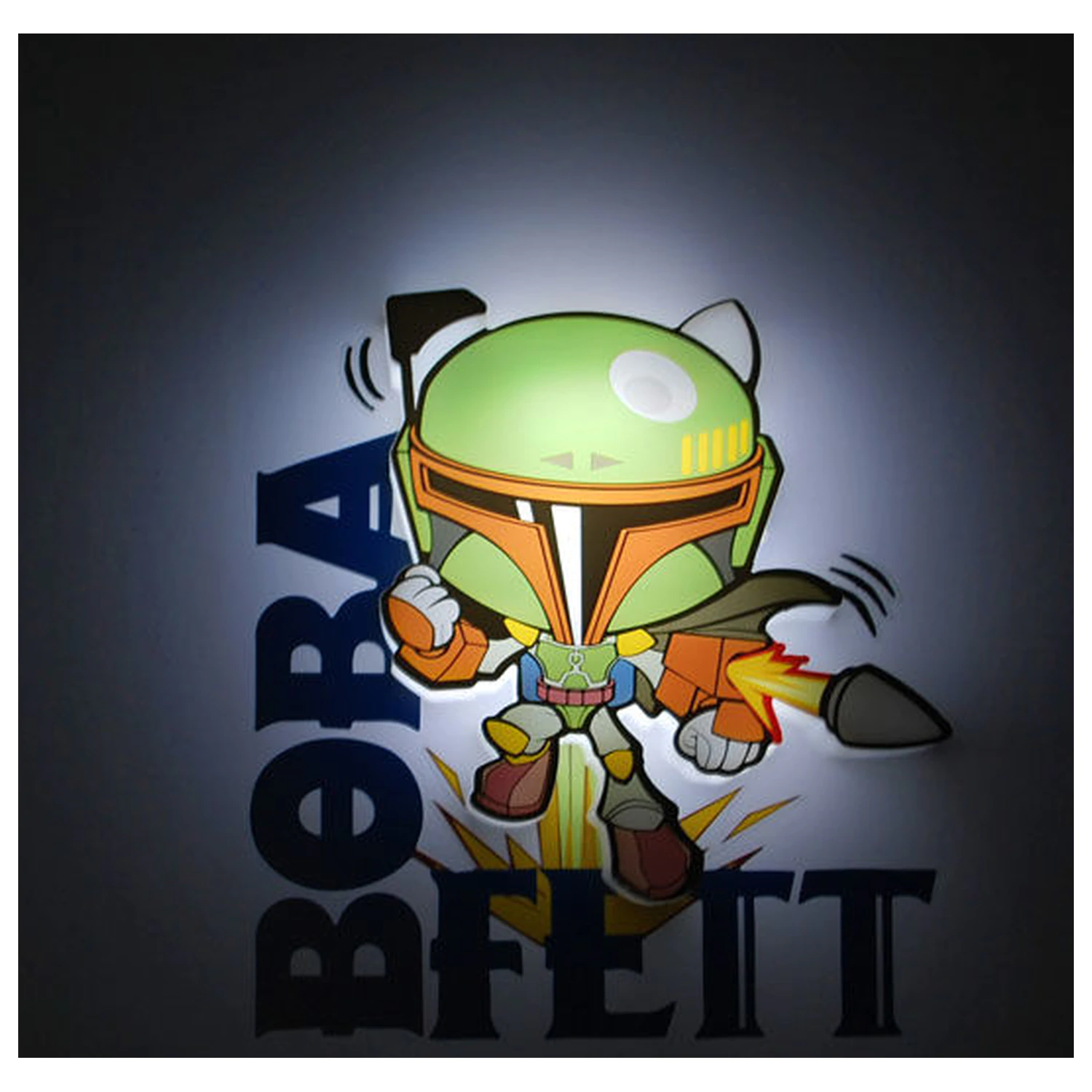 Star Wars Boba Fett 3D Licht FX Mini Lampe Produktfoto