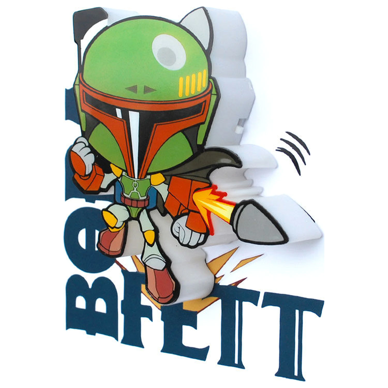 Star Wars Boba Fett 3D Licht FX Mini Lampe Produktfoto