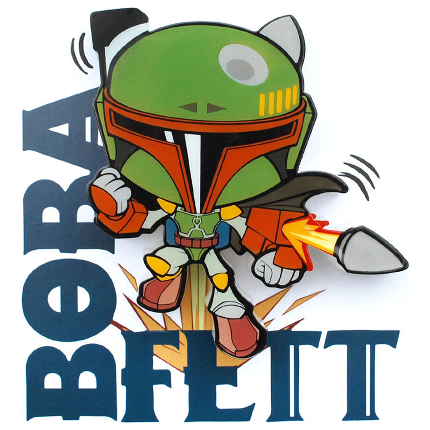 Star Wars Boba Fett 3D Licht FX Mini Lampe Produktfoto