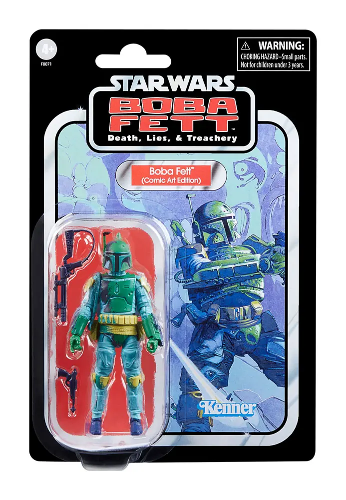 Star Wars: Boba Fett - Death, Lies &amp; Treachery Vintage Collection Action Figur Boba Fett (Comic Art Edition) 10 cm Produktfoto