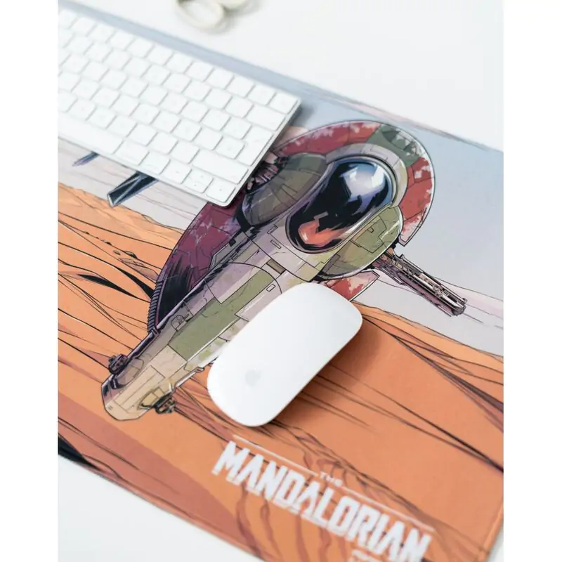 Star Wars Boba Fett The Mandalorian Gaming Schreibtischunterlage Produktfoto