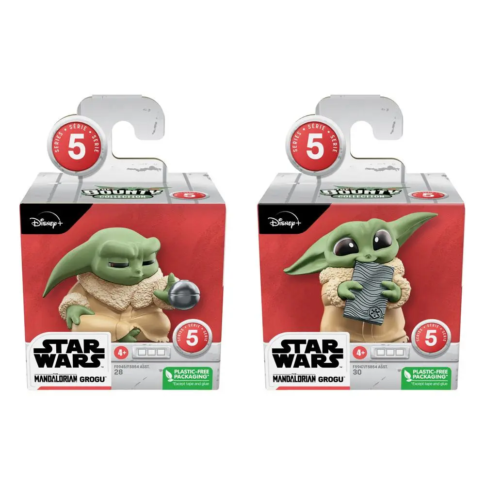 Star Wars Bounty Collection Figuren 2er-Pack Grogu Force Focus & Beskar Bite 6 cm Produktfoto