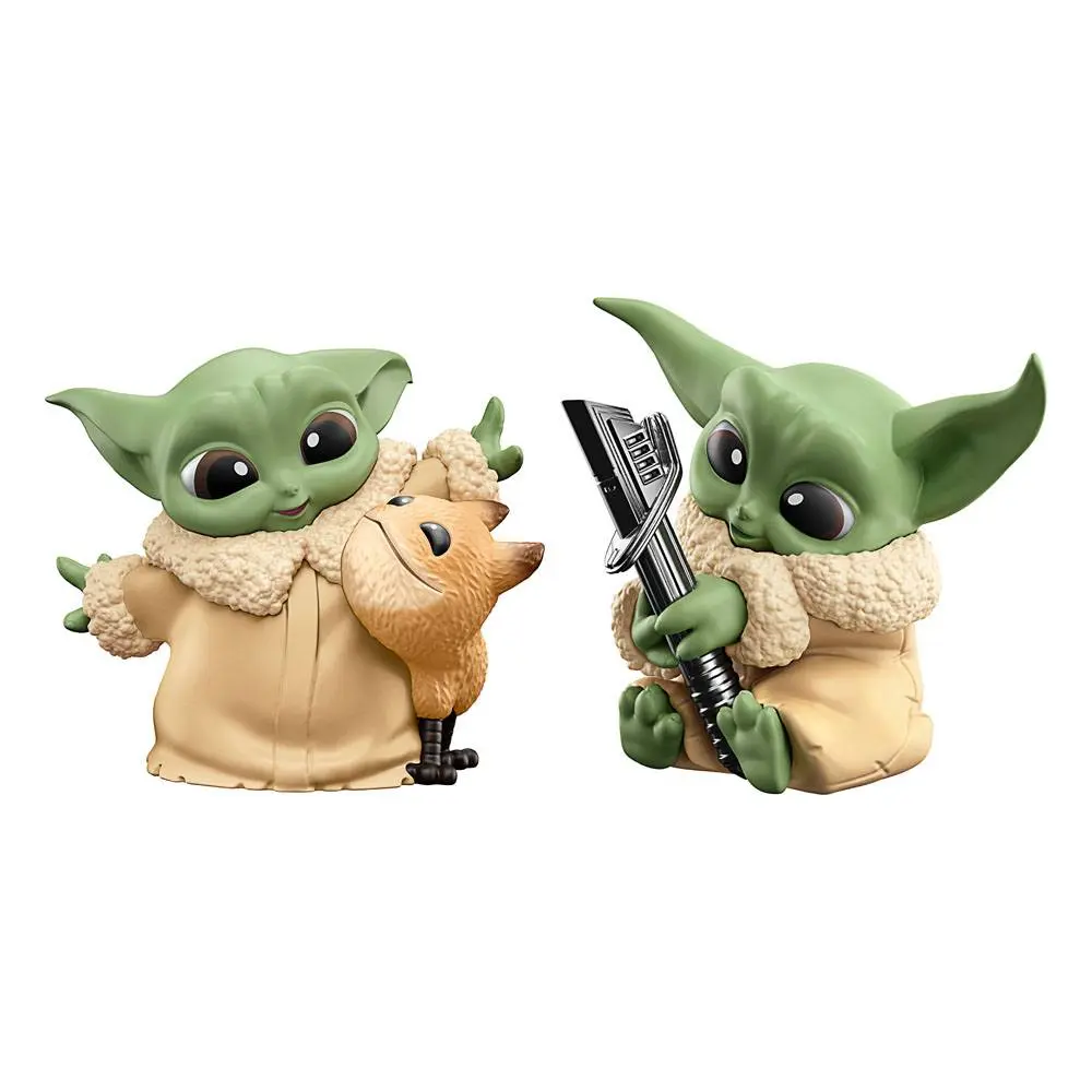 Star Wars Bounty Collection Figuren 2er-Pack Grogu Loth-Cat Cuddles & Darksaber Discovery 6 cm Produktfoto