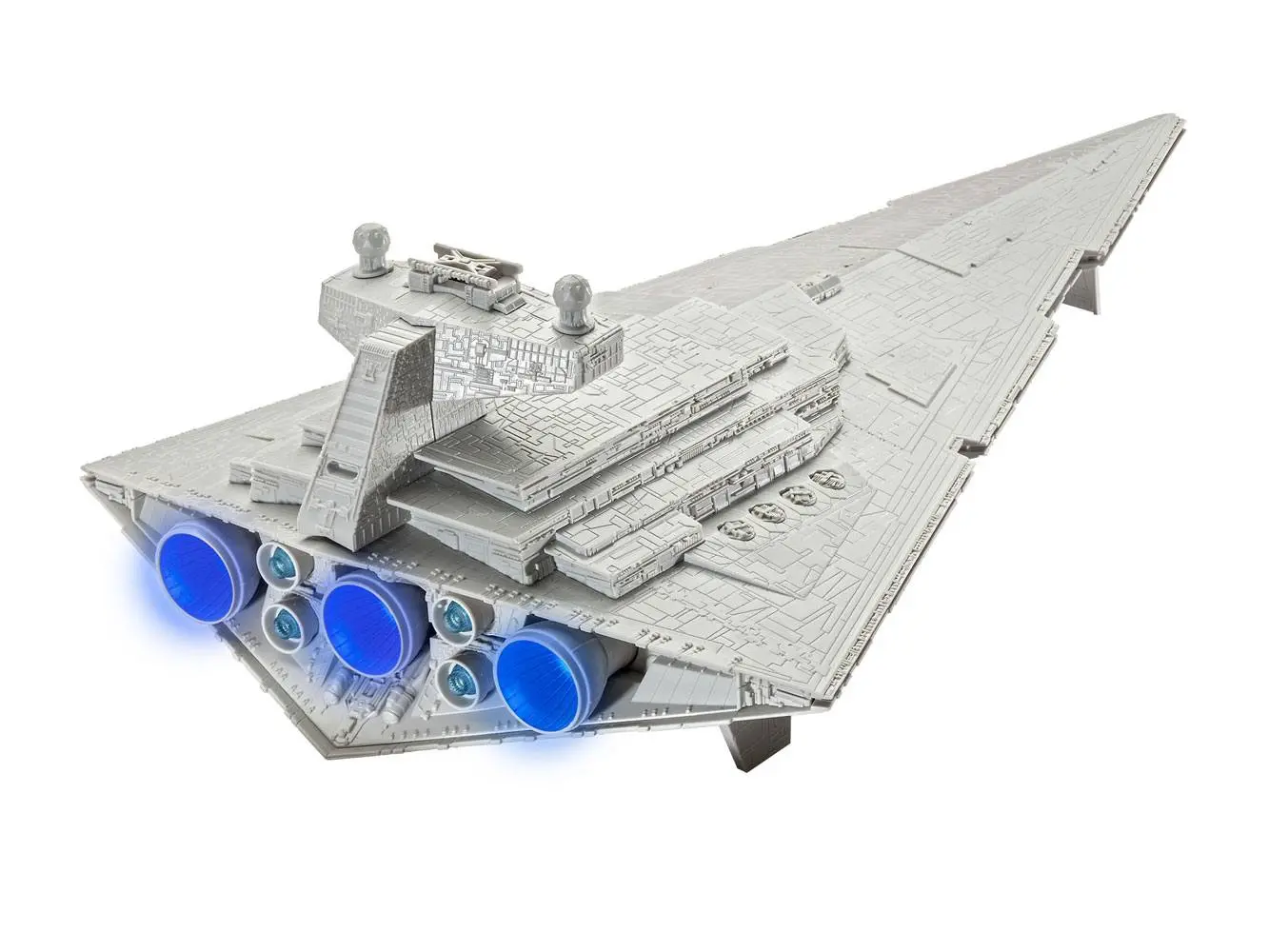 Star Wars Build &amp; Play Modellbausatz mit Sound &amp; Leuchtfunktion 1/4000 Imperial Star Destroyer Produktfoto