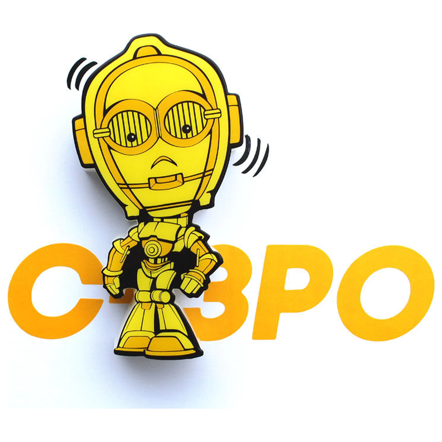 Star Wars C-3PO 3D Licht FX Mini Lampe Produktfoto