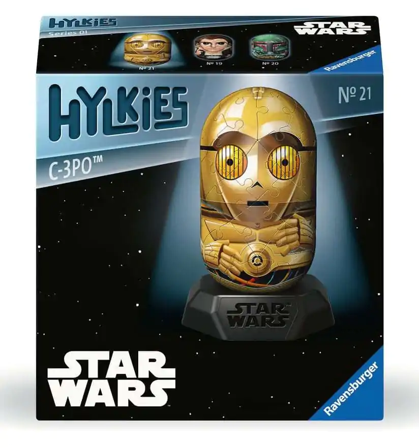 Star Wars Hylkies 3D Puzzle C-3PO (55 Teile) Produktfoto
