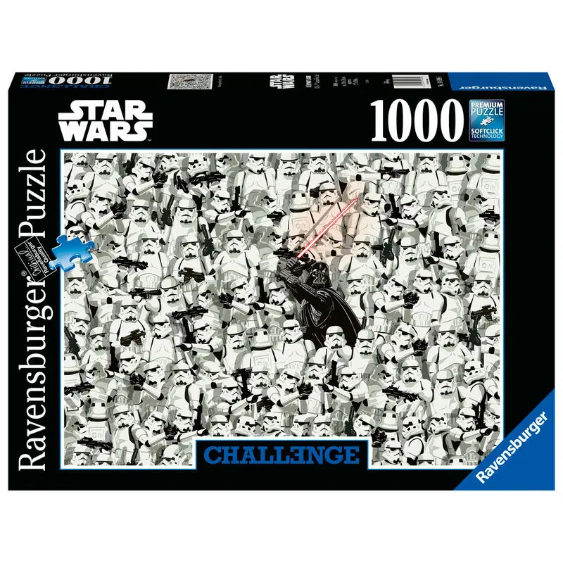 Star Wars Challenge Puzzle Darth Vader & Stormtroopers (1000 Teile) [BESCHÄDIGTES PAKET] Produktfoto