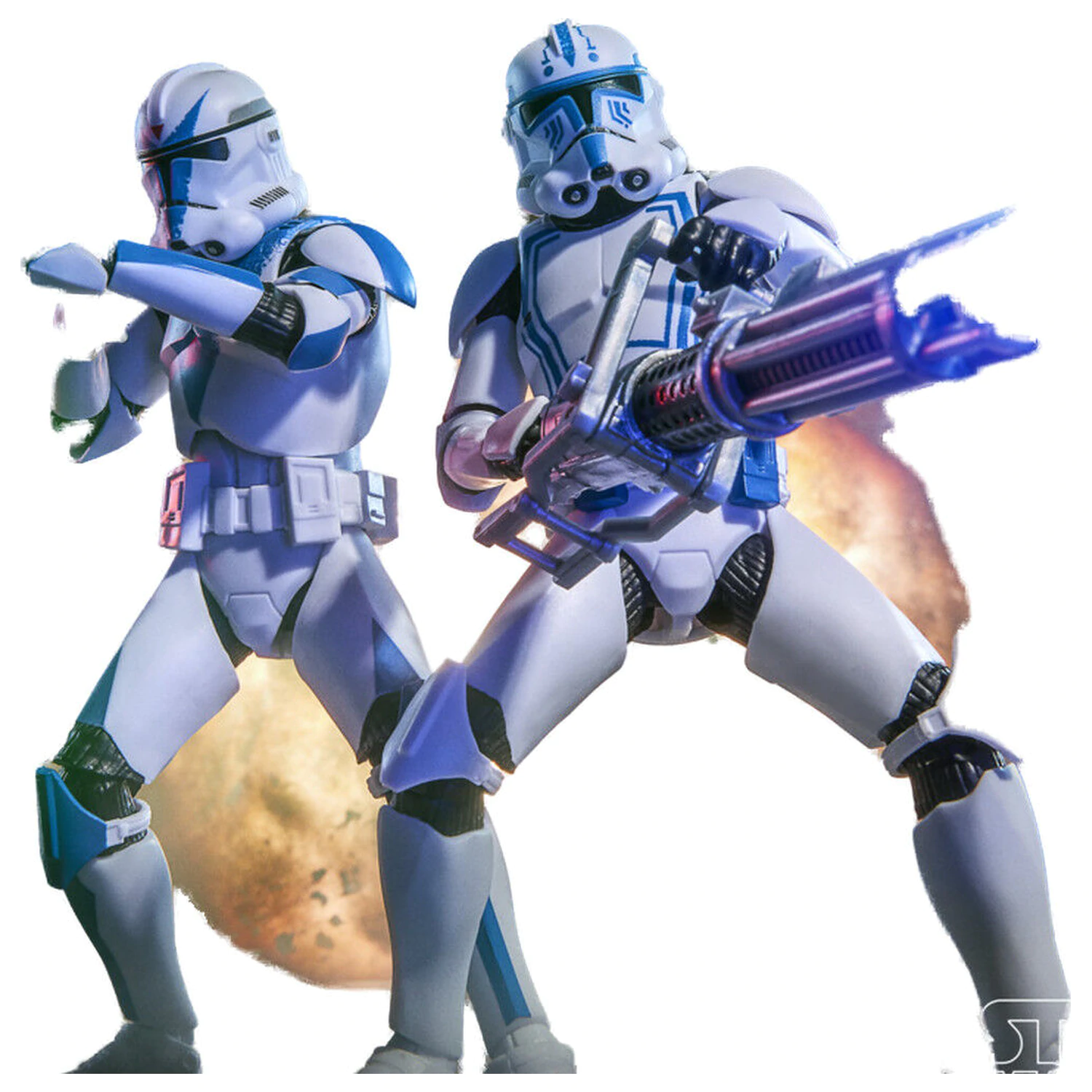 Star Wars Clone Trooper Dogma & Clone Trooper Hardcase Pack mit 2 Figuren 15cm Produktfoto