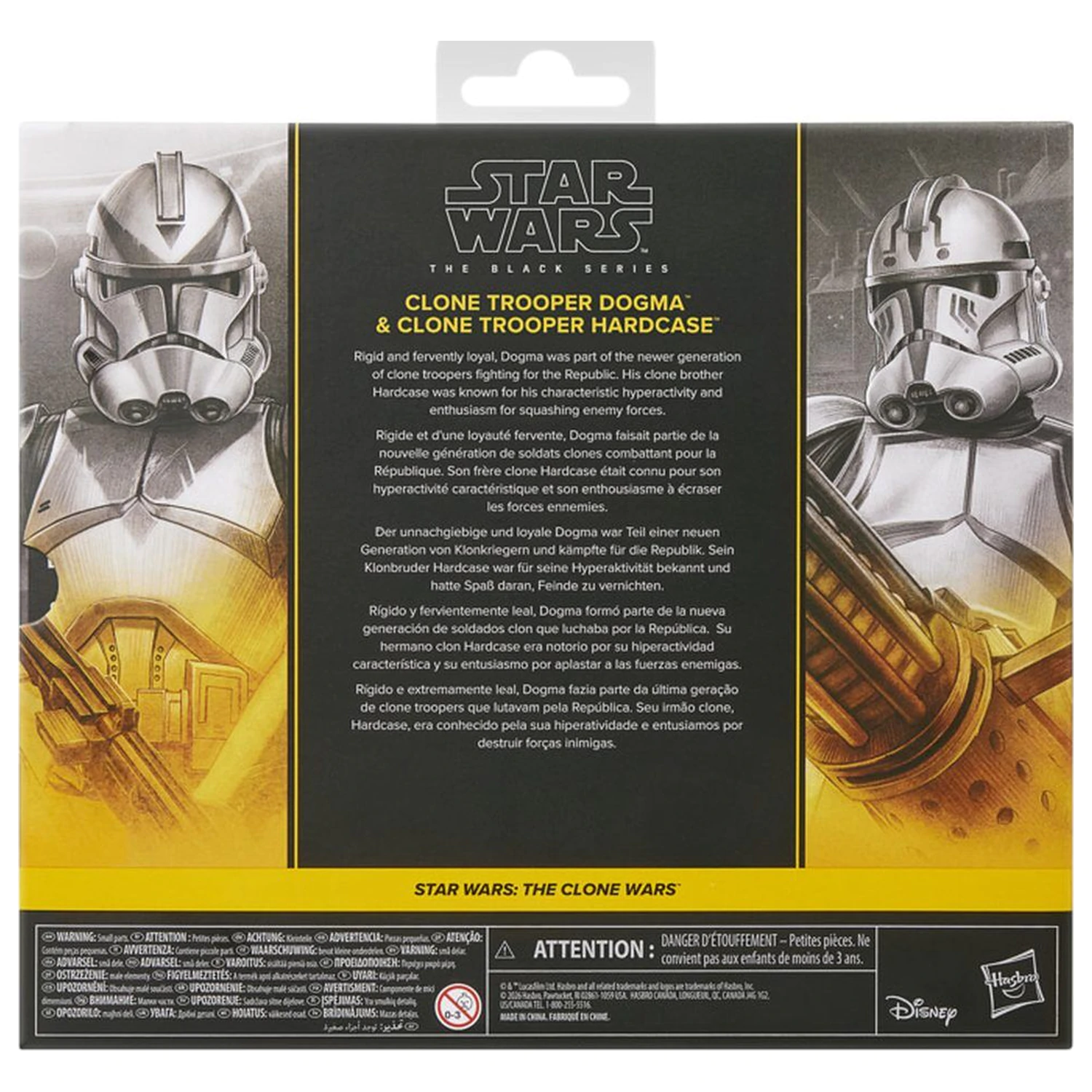 Star Wars Clone Trooper Dogma & Clone Trooper Hardcase Pack mit 2 Figuren 15cm Produktfoto