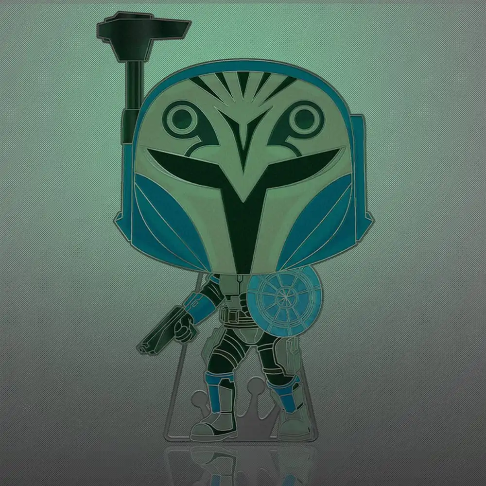 Star Wars Clone Wars Loungefly POP! Pin Ansteck-Pin Bo-Katan (Glow-in-the-Dark) 10 cm Produktfoto
