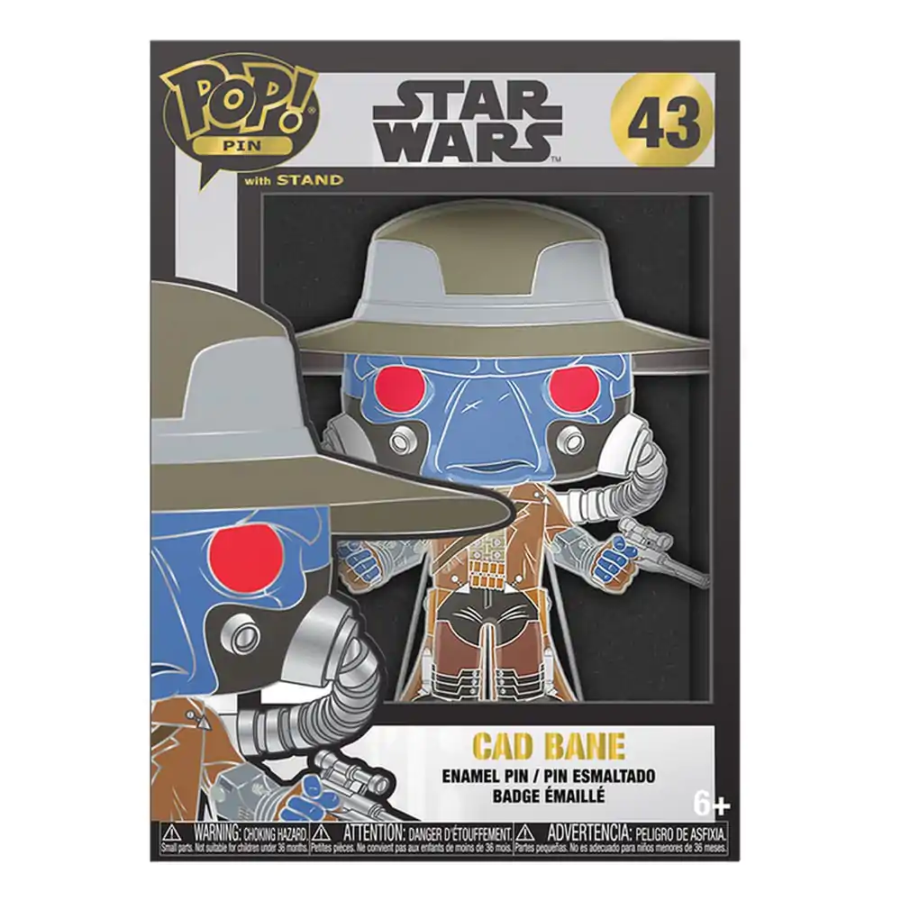 Star Wars Clone Wars Loungefly POP! Pin Ansteck-Pin Cad Bane 10 cm Produktfoto