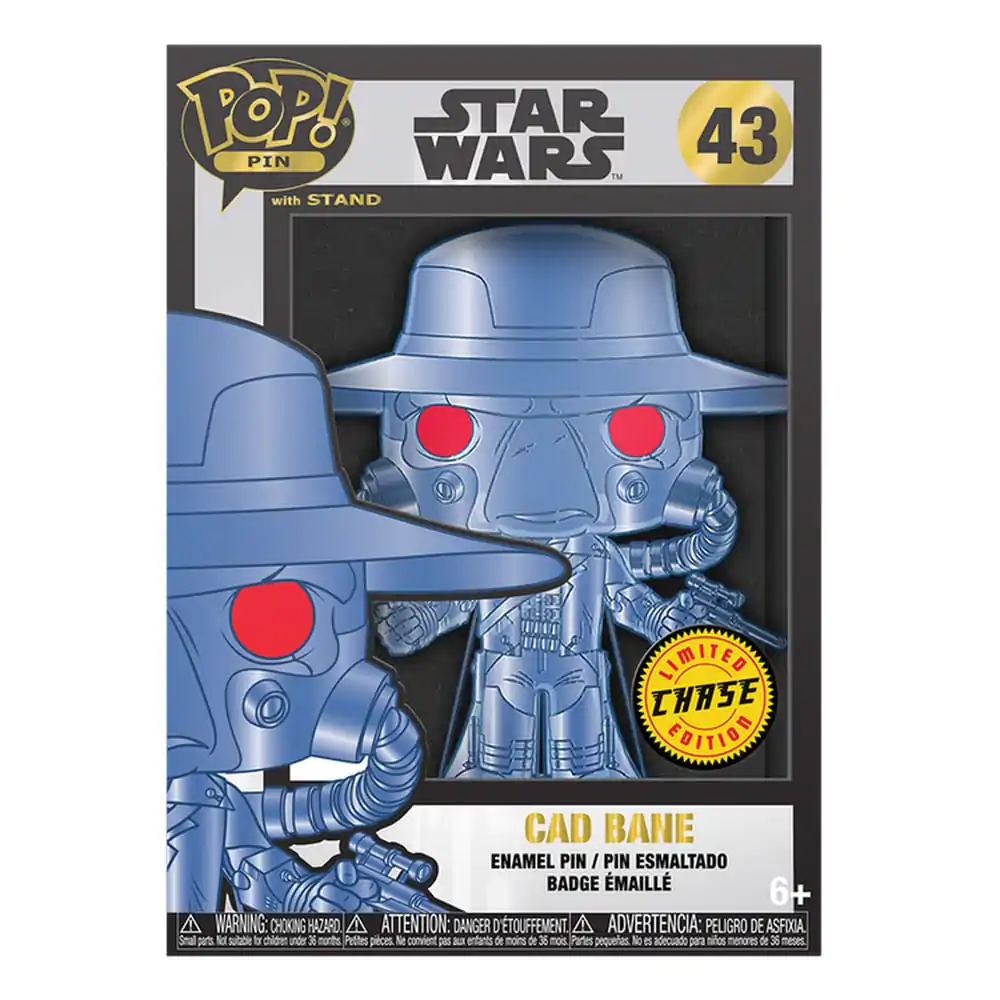 Star Wars Clone Wars Loungefly POP! Pin Ansteck-Pin Cad Bane 10 cm Produktfoto