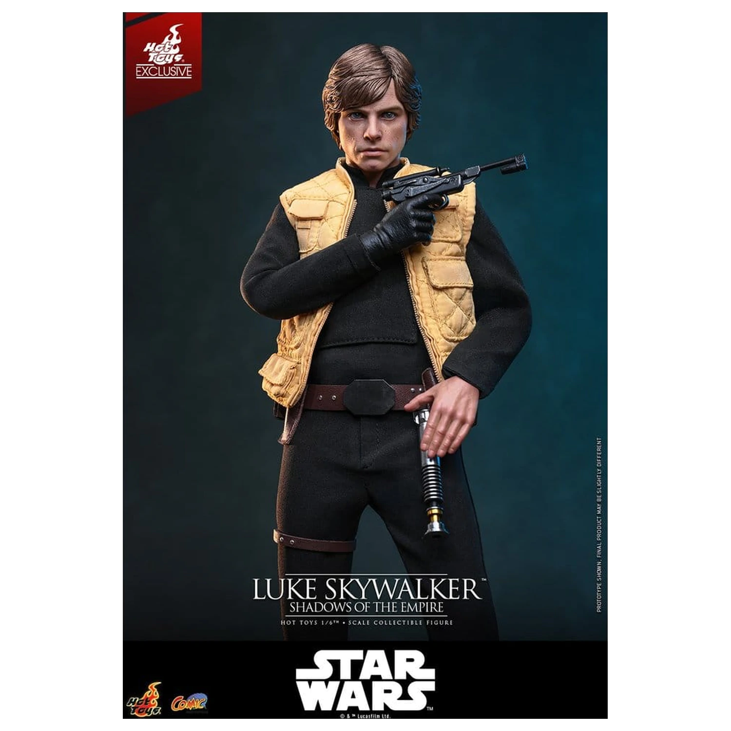Star Wars Comic Masterpiece Action Figur 1/6 Luke Skywalker (Shadows Of The Empire) (Hot Toys Exclusive) 28 cm Produktfoto