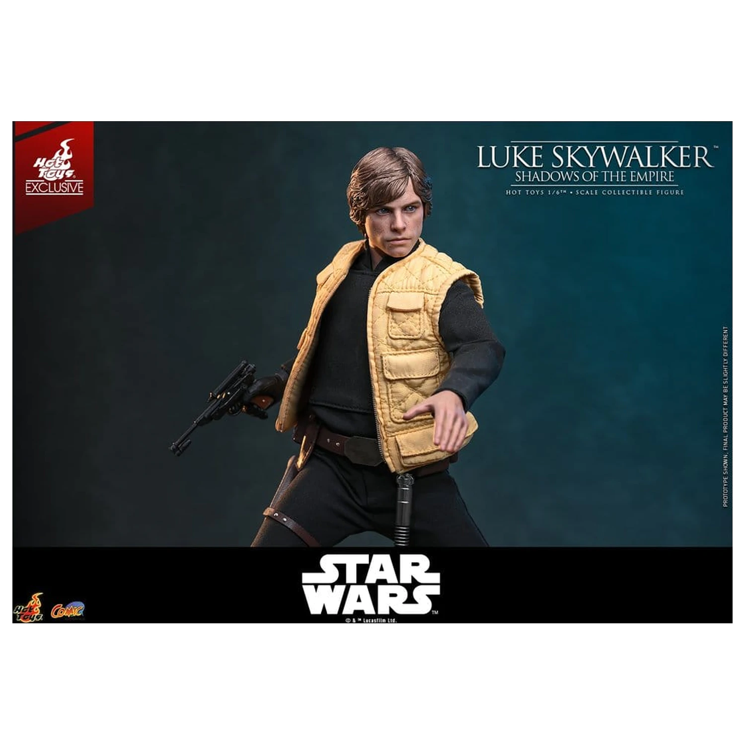 Star Wars Comic Masterpiece Action Figur 1/6 Luke Skywalker (Shadows Of The Empire) (Hot Toys Exclusive) 28 cm Produktfoto