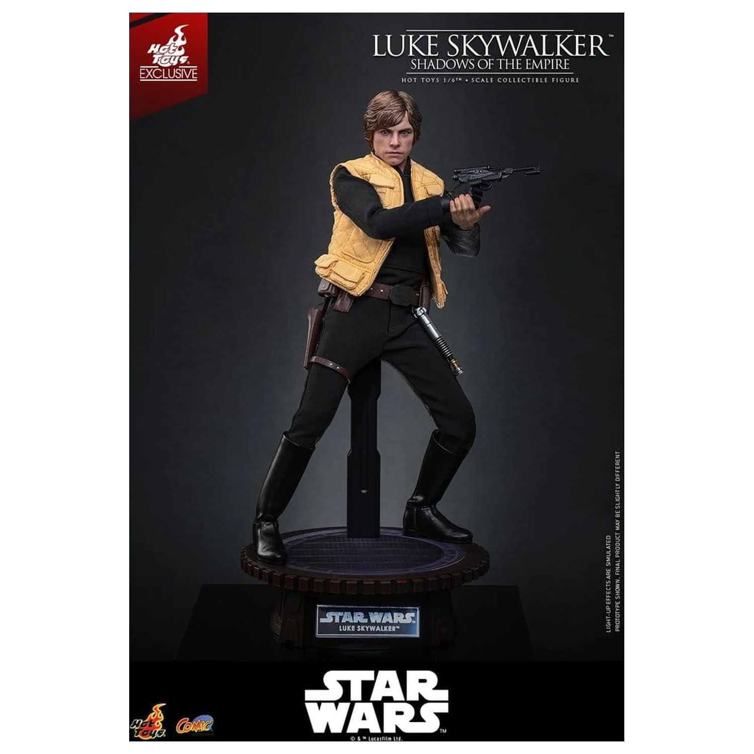 Star Wars Comic Masterpiece Action Figur 1/6 Luke Skywalker (Shadows Of The Empire) (Hot Toys Exclusive) 28 cm Produktfoto