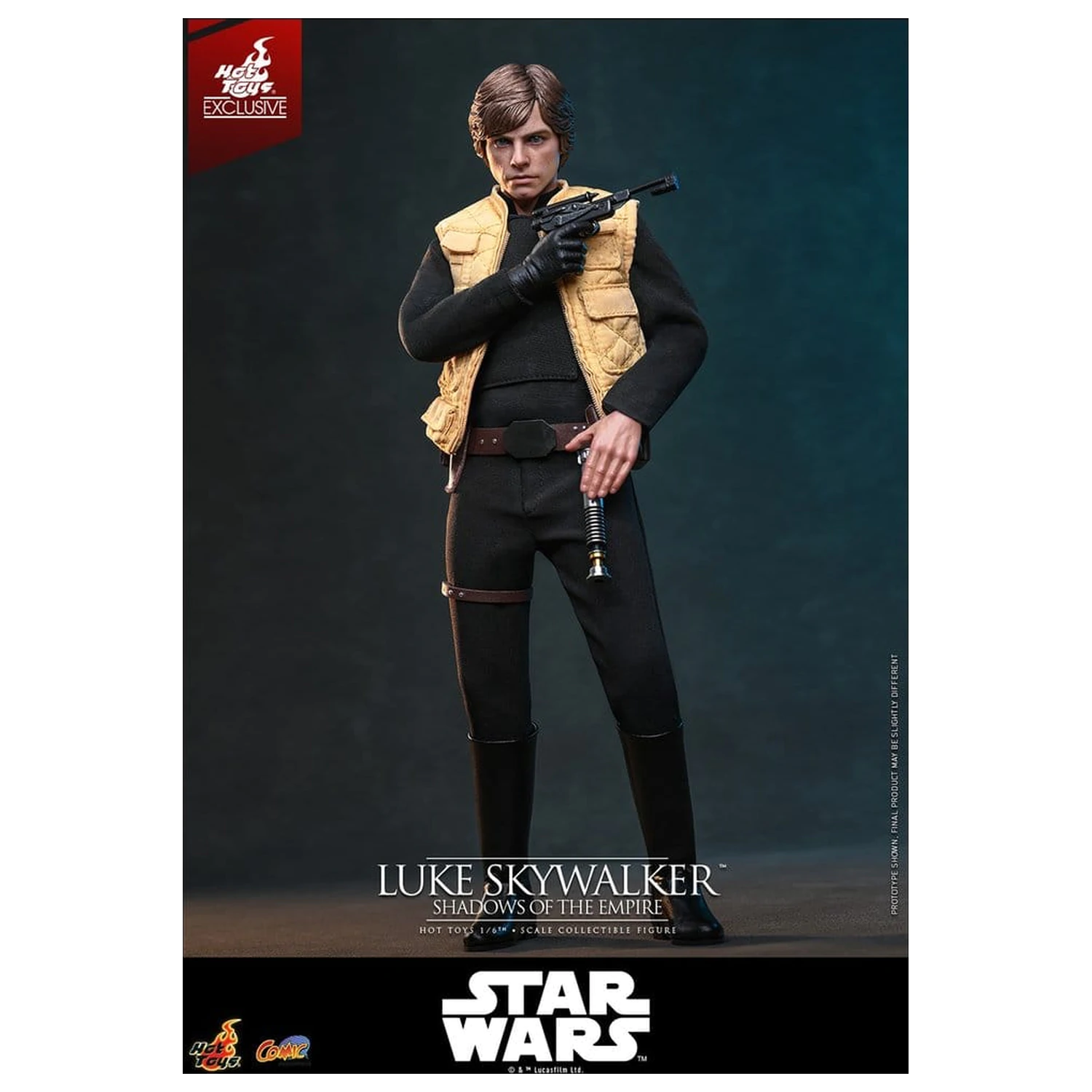 Star Wars Comic Masterpiece Action Figur 1/6 Luke Skywalker (Shadows Of The Empire) (Hot Toys Exclusive) 28 cm Produktfoto