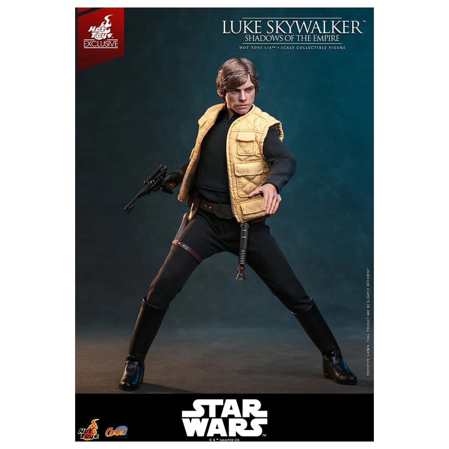 Star Wars Comic Masterpiece Action Figur 1/6 Luke Skywalker (Shadows Of The Empire) (Hot Toys Exclusive) 28 cm Produktfoto