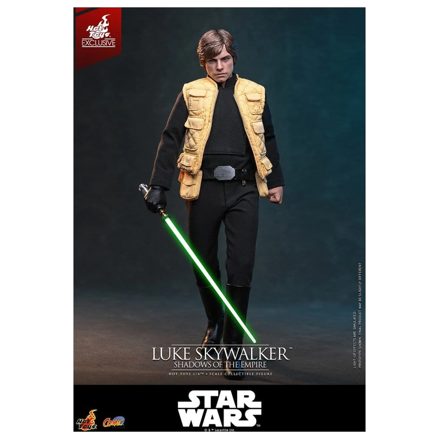 Star Wars Comic Masterpiece Action Figur 1/6 Luke Skywalker (Shadows Of The Empire) (Hot Toys Exclusive) 28 cm Produktfoto
