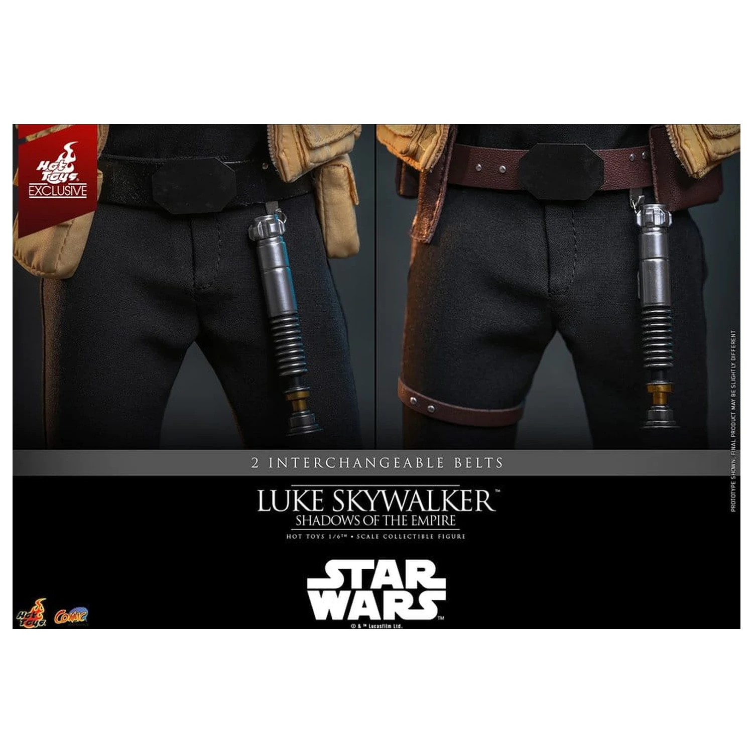 Star Wars Comic Masterpiece Action Figur 1/6 Luke Skywalker (Shadows Of The Empire) (Hot Toys Exclusive) 28 cm Produktfoto