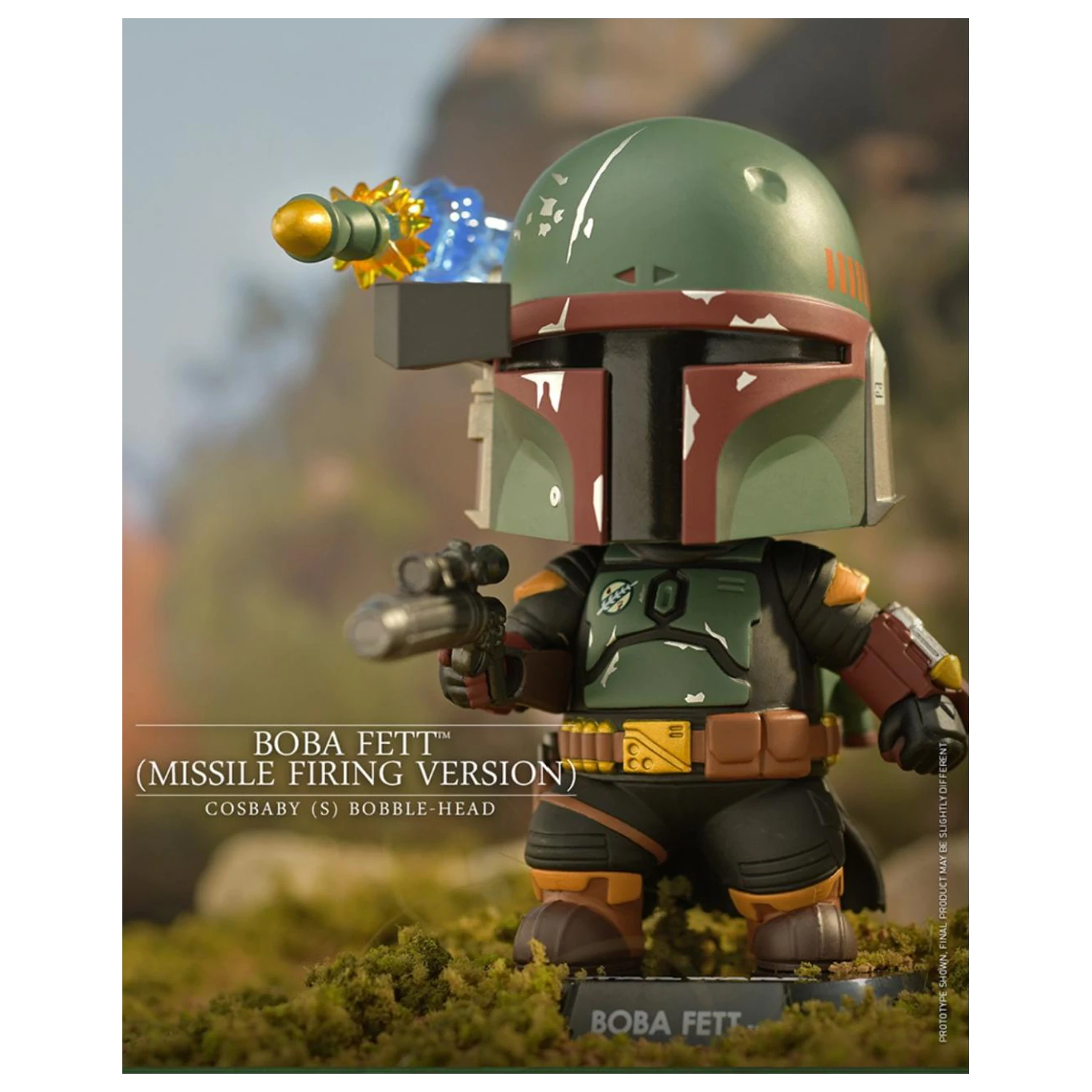 Star Wars Cosbaby Welle 1 Boba Fett Missile Firing Version Produktfoto