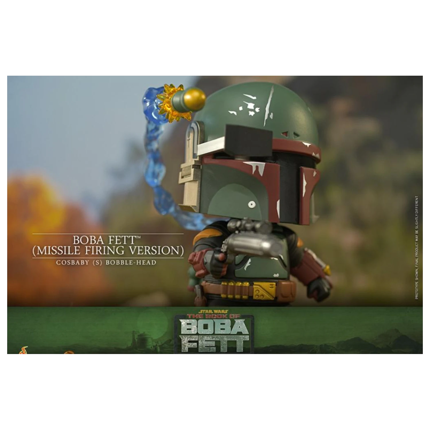 Star Wars Cosbaby Welle 1 Boba Fett Missile Firing Version Produktfoto