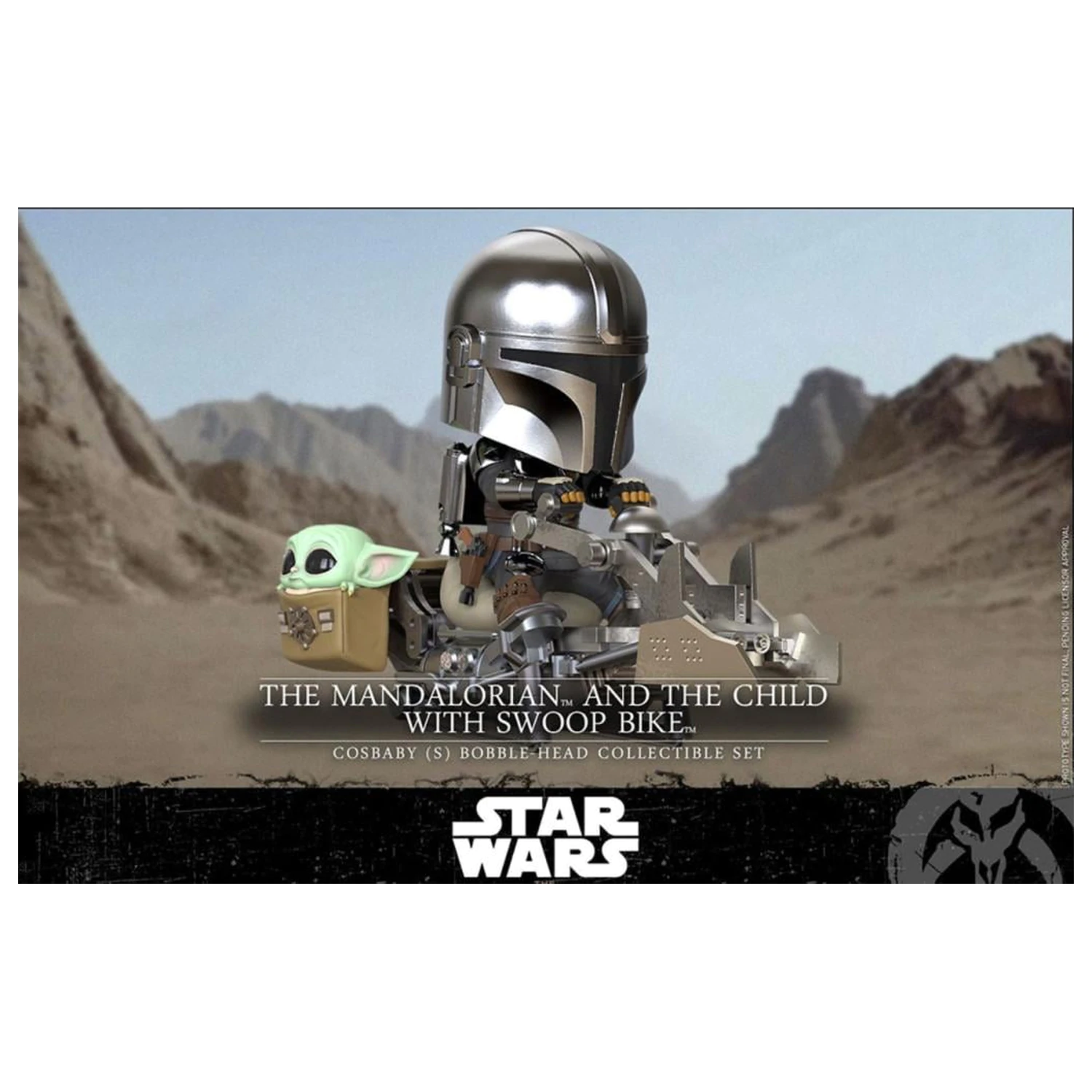 Star Wars Cosbaby Welle 1 The Mandalorian & The Child Swoop Bike Produktfoto