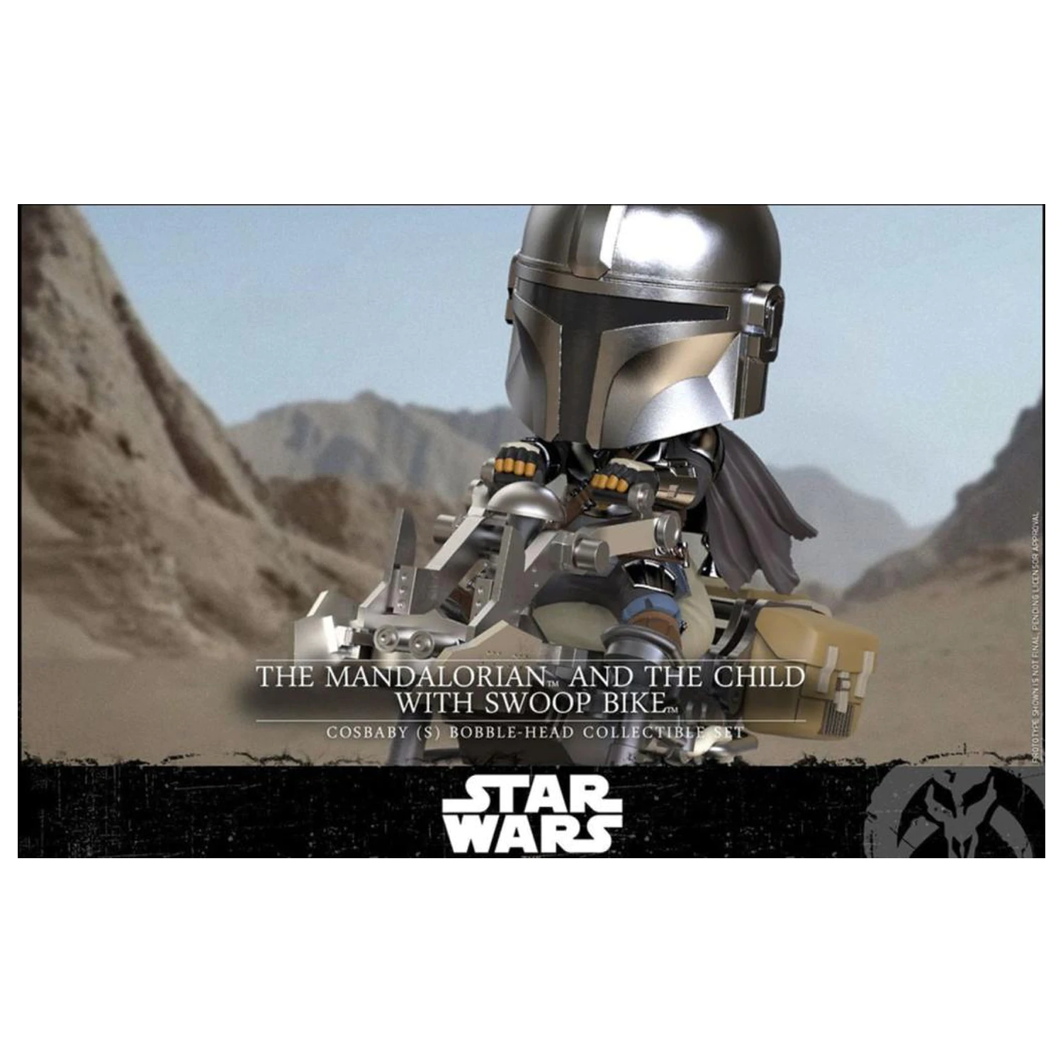 Star Wars Cosbaby Welle 1 The Mandalorian & The Child Swoop Bike Produktfoto