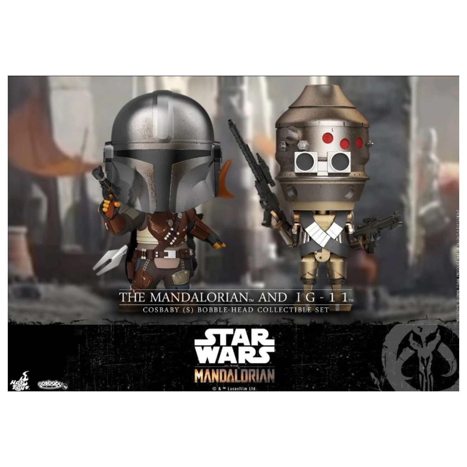 Star Wars Cosbaby Wave 3 Mandalorianer & IG-11 Set Produktfoto